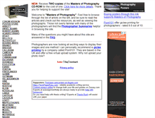 Tablet Screenshot of masters-of-photography.com